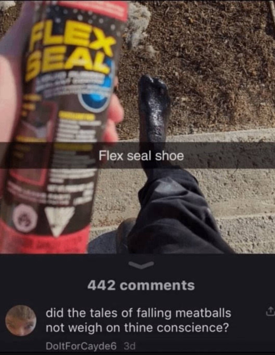 title uses spray on shoes - meme