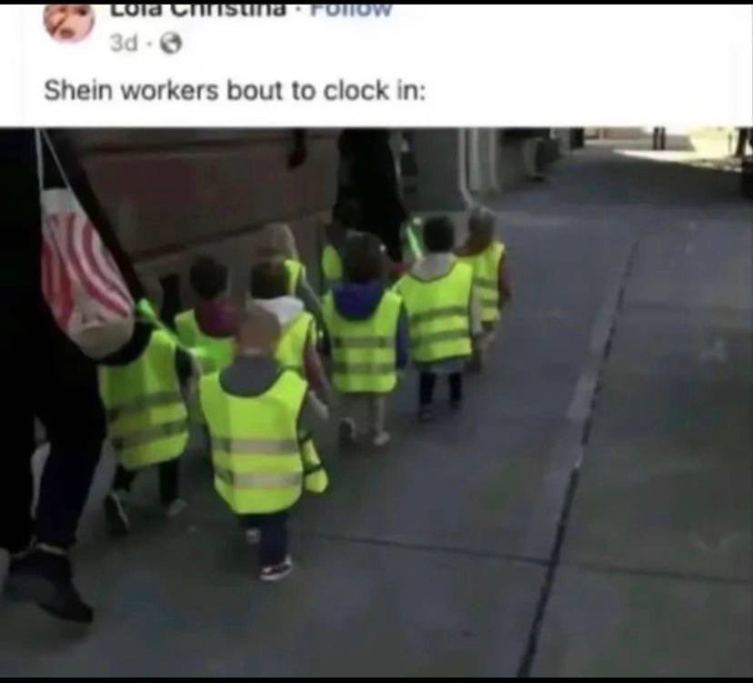 Child labour goes brrrr - meme