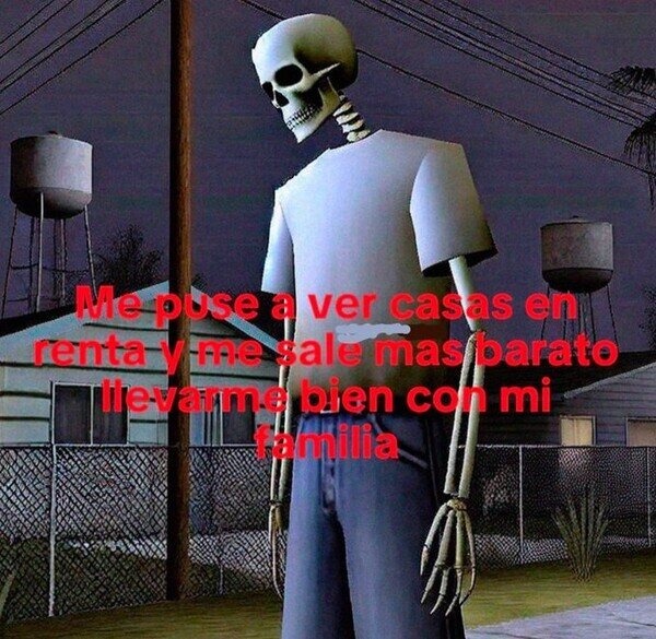 Les saldrá a cuenta llevarse bien con sus padres - meme