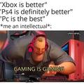 gaming is gaming