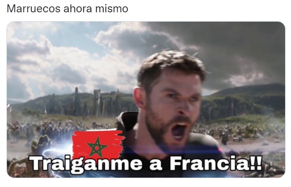 Marruecos ahora a por Francia - meme
