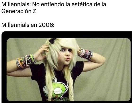 Millennials en 2006 - meme