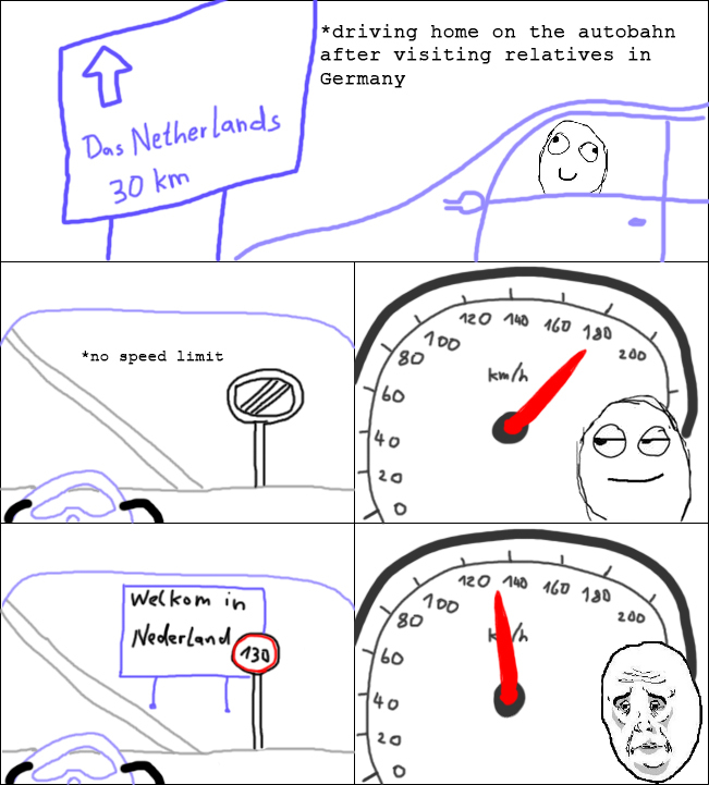 No speed limit is metal as fuck - meme