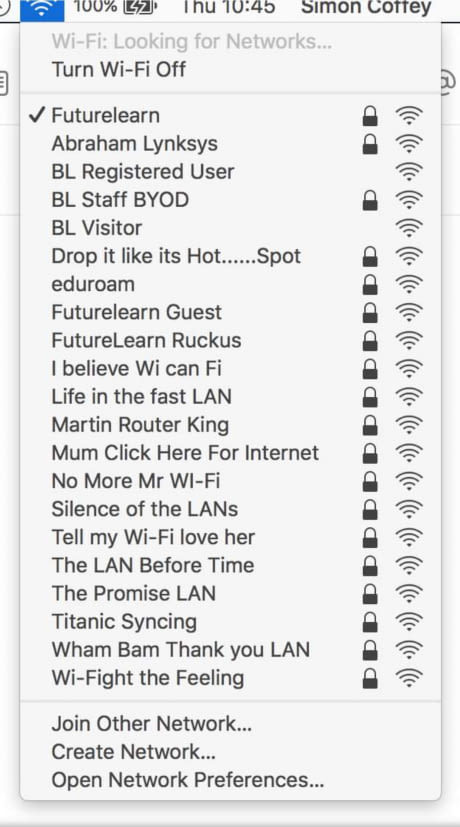 Best Wi-Fi names ever - meme