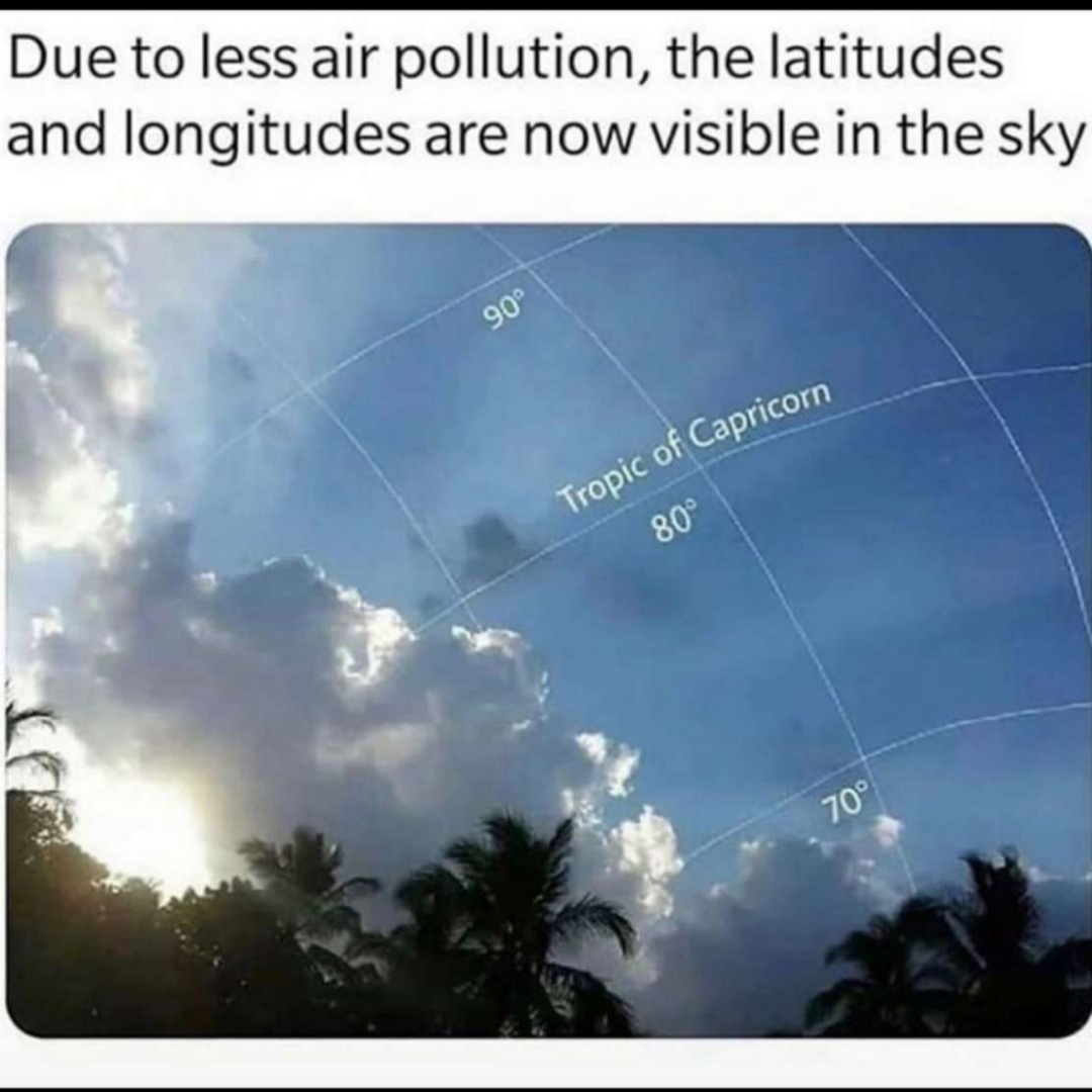 All them chemtrails damaging our global markers - meme