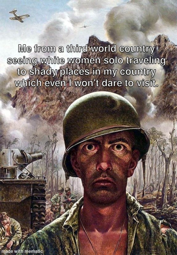 Even I wouldn't walk there and I'm from here - meme
