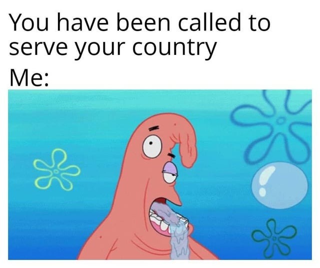 Me when the draft letter shows up in the mailbox - meme