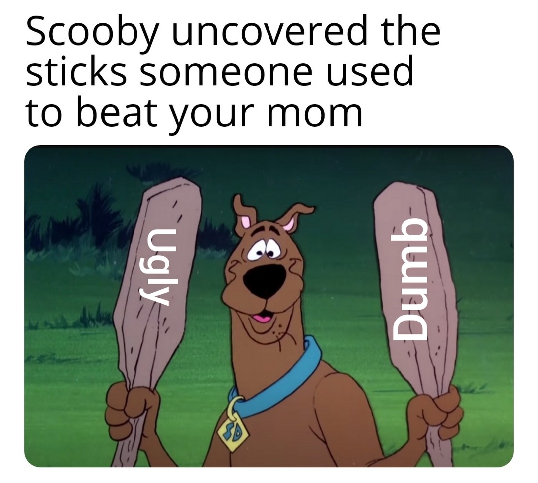 Scooby aint dealing with your shit - meme