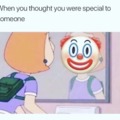 You were clowned
