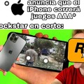 iPhone correrá juegos de Rockstar