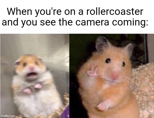I'm just kidding, I'm not afraid. Have another drink, Ray! - meme