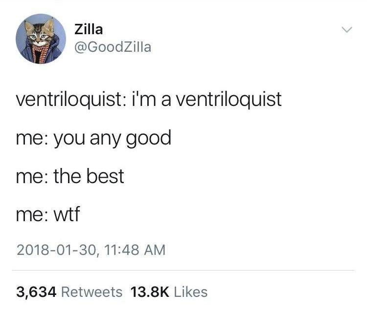 The ventriloquist - meme