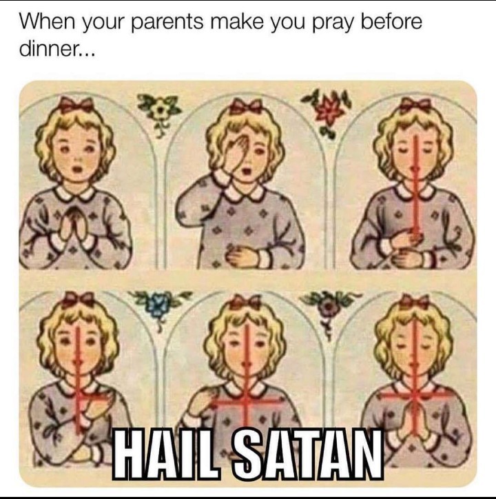 Hail Satan - meme