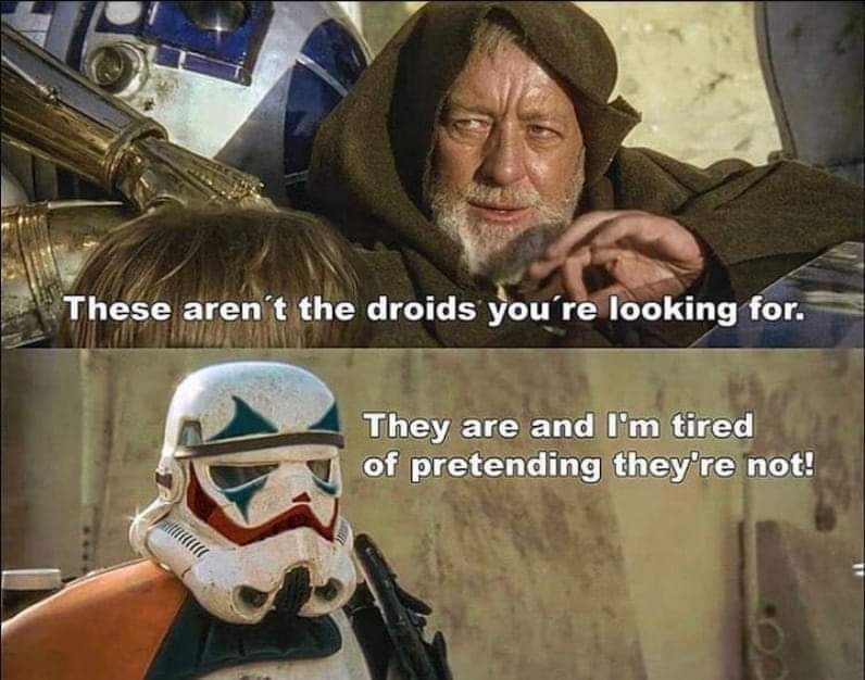 How about another joke Obi Wan - meme