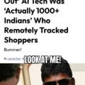 So Indians are the AI