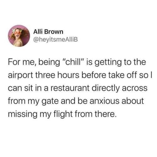 Travel anxiety - meme