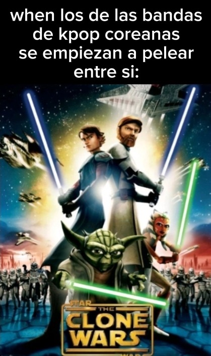 star "the clone wars* wars :genius: - meme