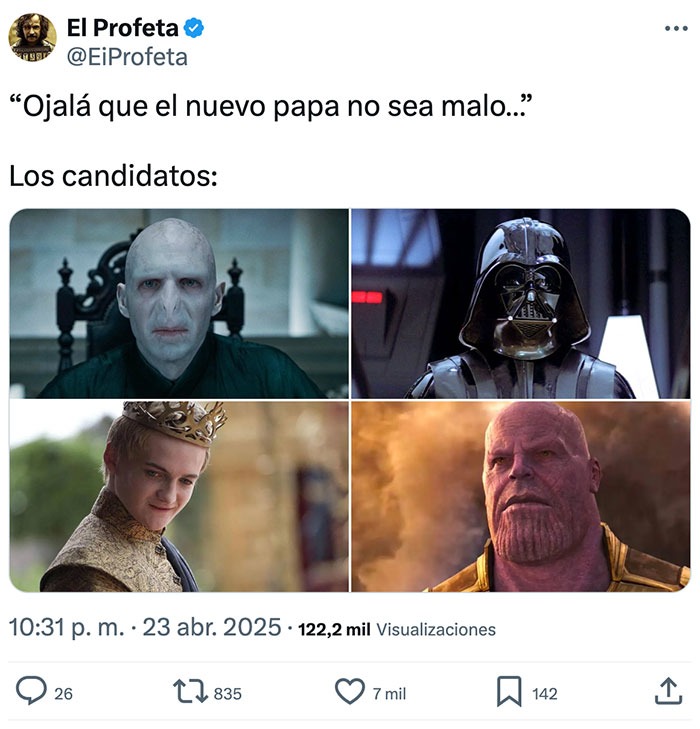 Los candidatos a Papa parecen jefes finales del Dark Souls - meme