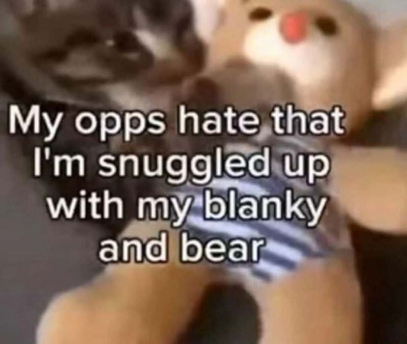 my ops hate how cozy i look rn - meme