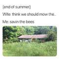 Save da bees, save da worl b'y