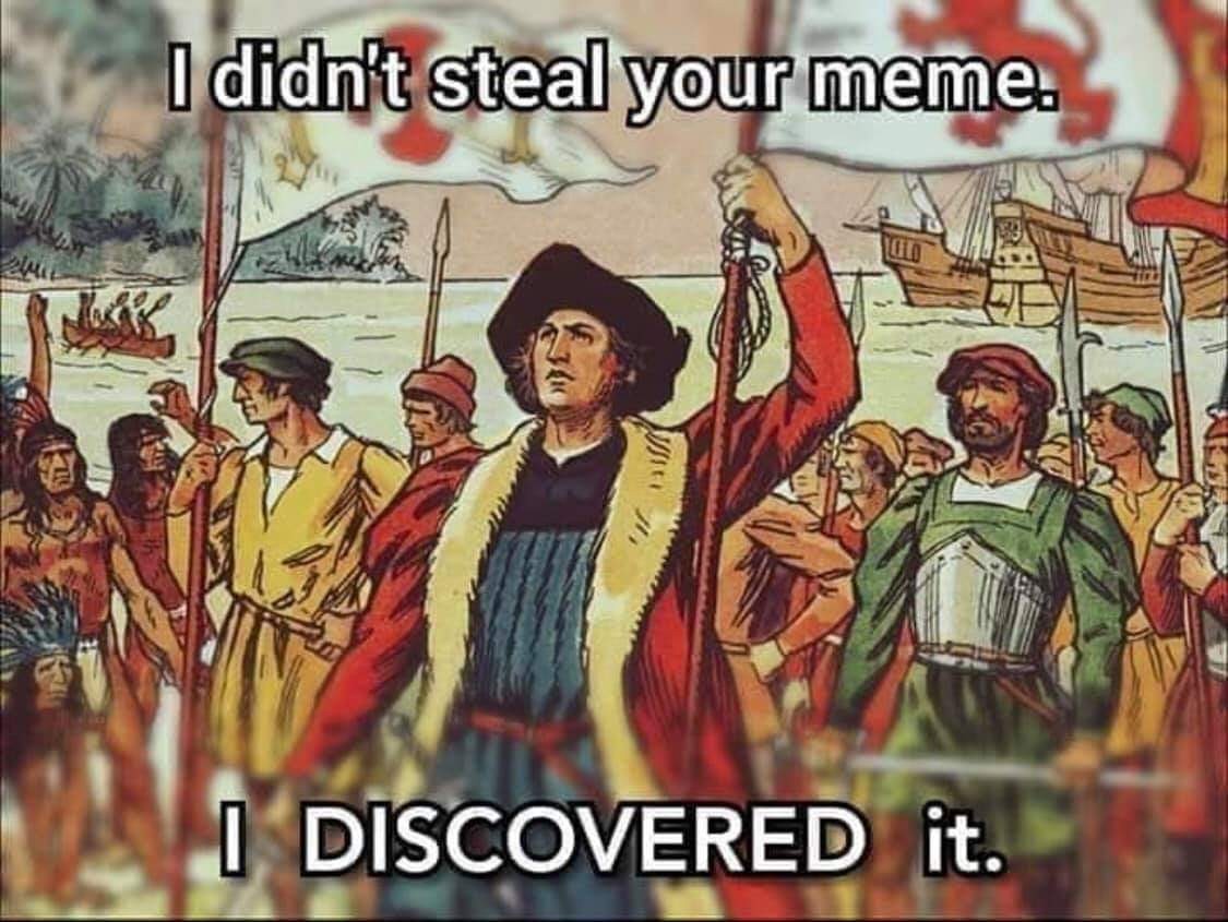 I'm a pioneer - meme