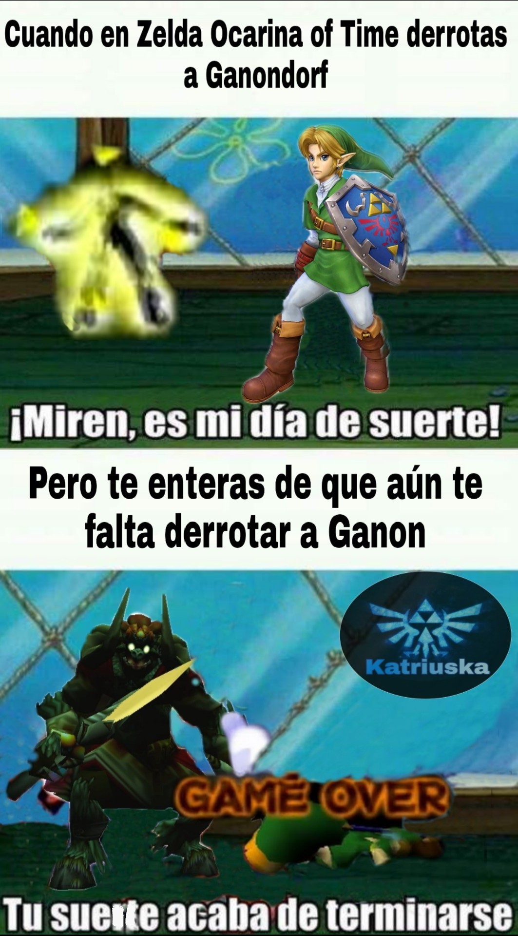 Típico de Zelda Ocarina of Time - meme