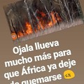 A poco África que se está quemando?