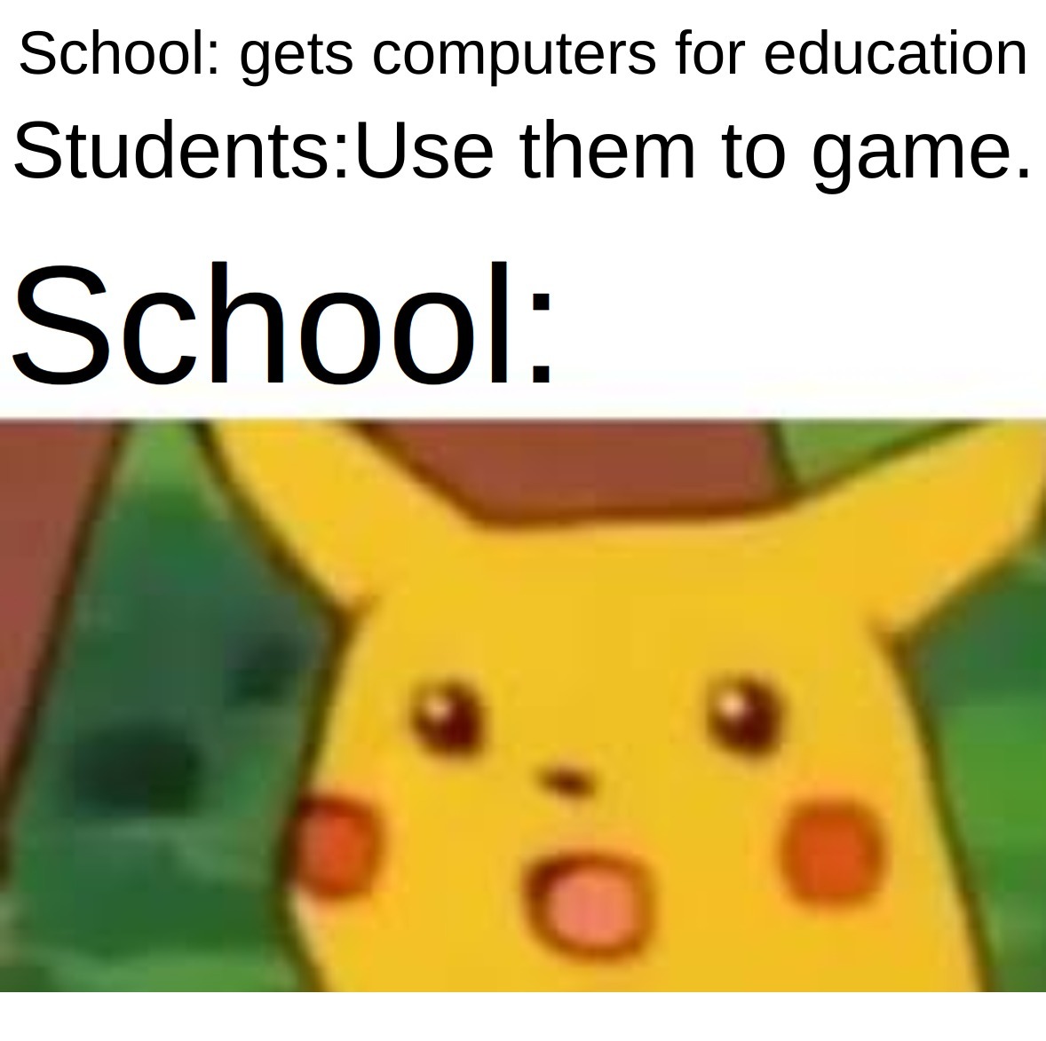 School Computers be like - meme