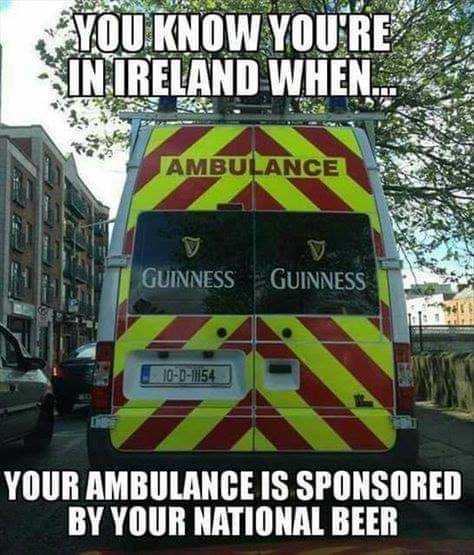 I bet the emts need a elevated BAC to work - meme