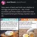 60 years of egg studies... But vaccines
