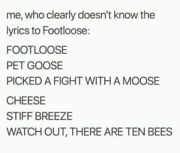 Footloose - meme
