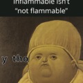 inflammable isn't not flammable