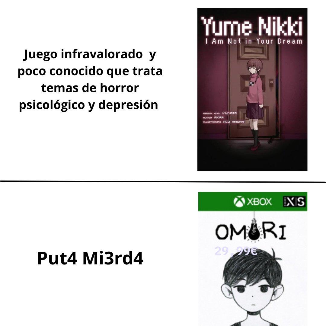 Yume Nikki vs. Omori - meme