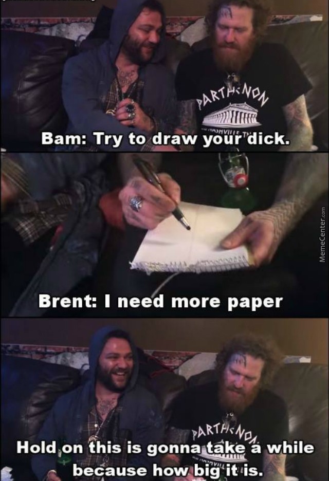 Brent is a crazy man - meme