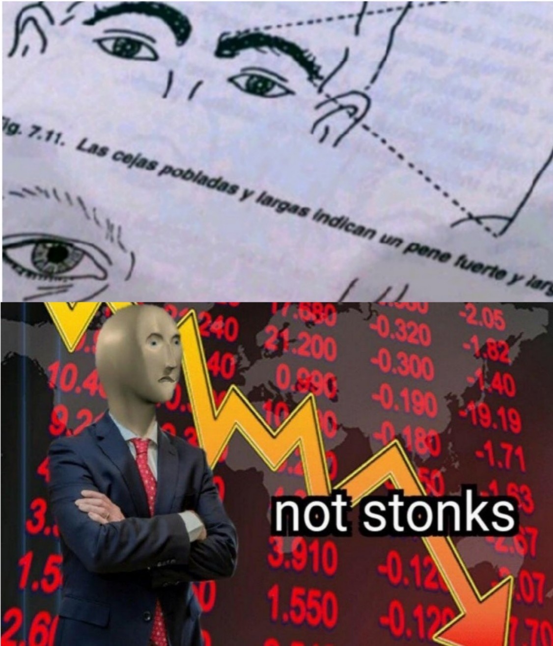 Sin stonks - meme