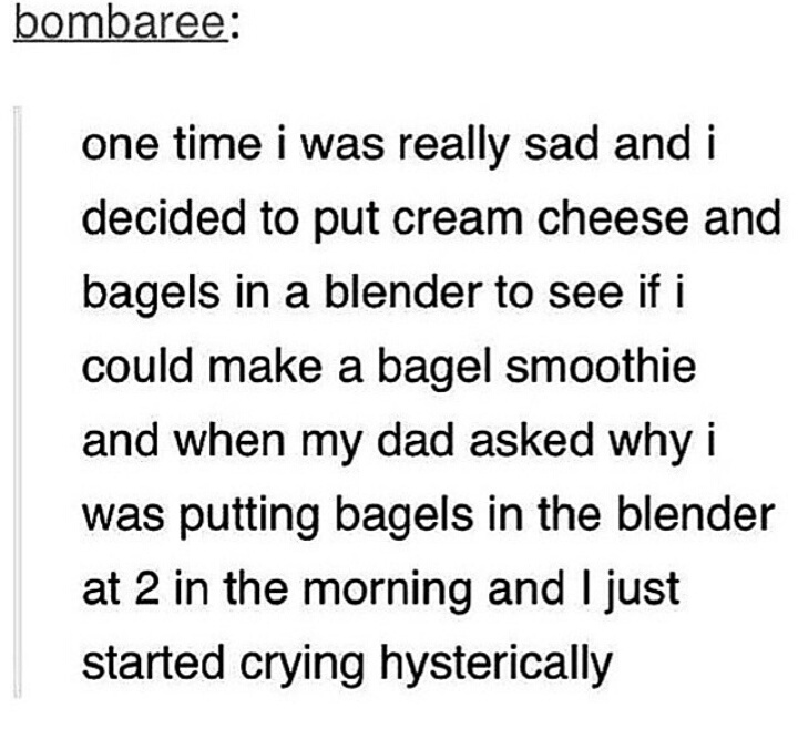 bagel smoothie - meme