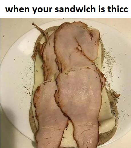 Que delicia de sanduíche cara - meme
