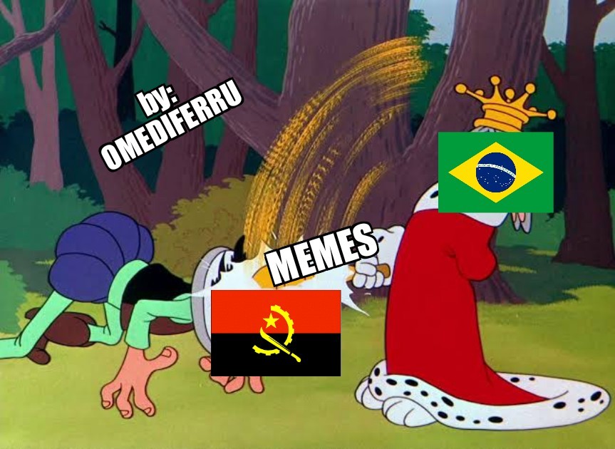 Angola kkkkk - meme