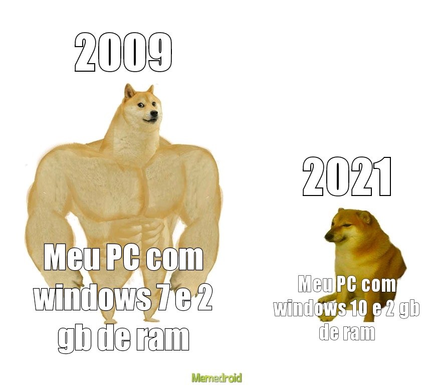 Windows 11 é mais um erro da humanidade. - meme