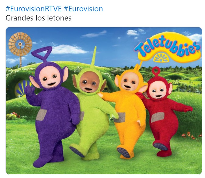 grandes los letonia en eurovisión - meme