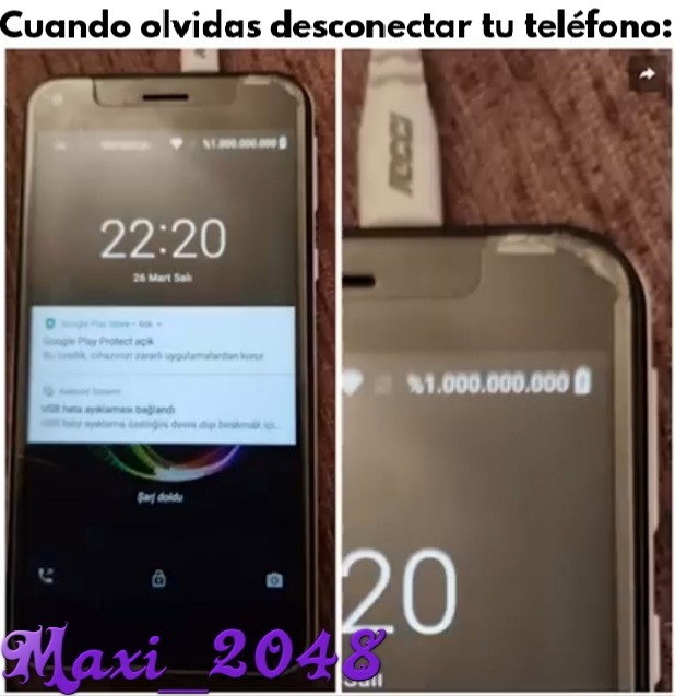 Cuando olvidas desconectar tu teléfono: - meme