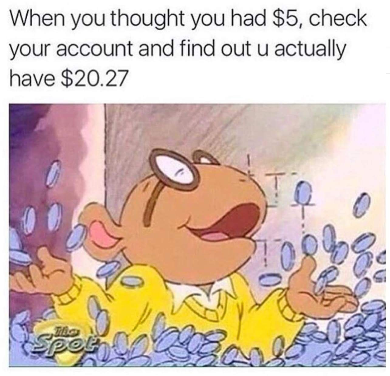 I have exactly $1.17 - meme