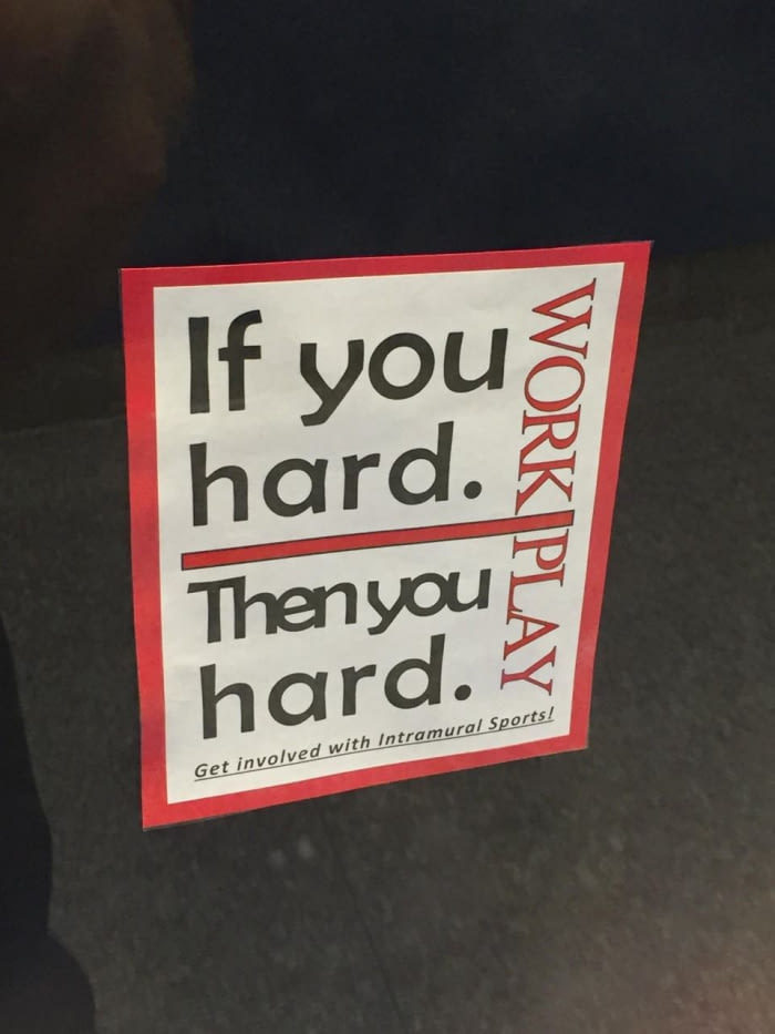 If you hard, then you hard! - meme