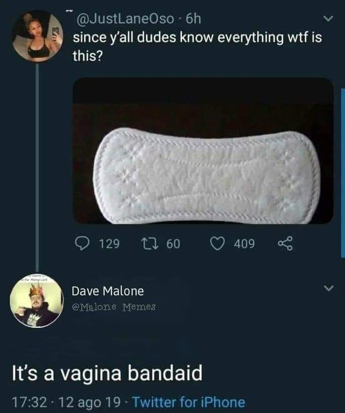 Vagina bandaid - meme