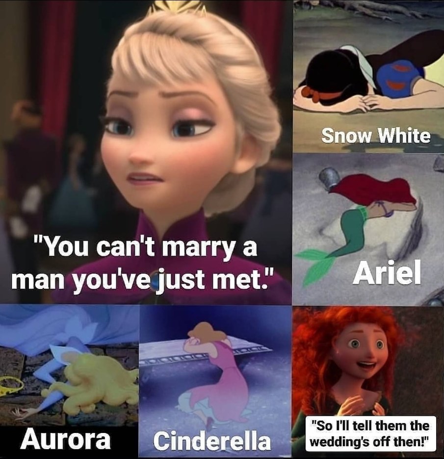 Disney marriage - meme