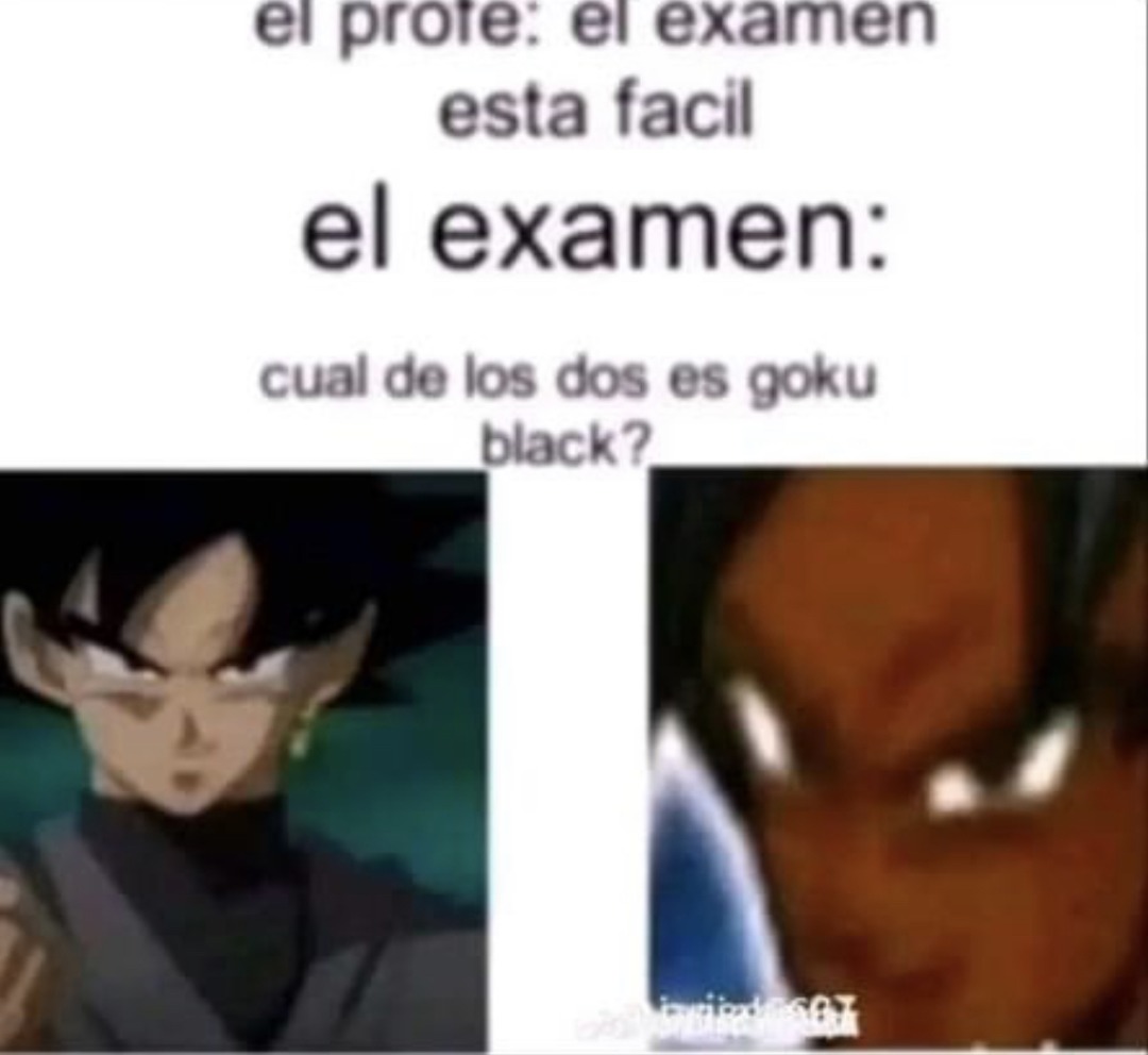 Goku black - meme