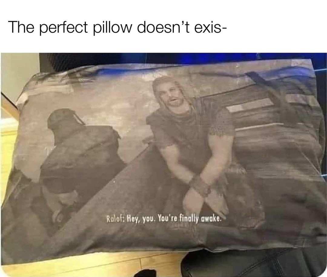 Perfect pillow - meme