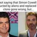 Simon Cowell alien theory meme