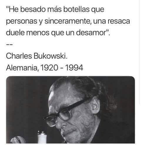 Charles Bukowski era un edgy - meme