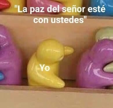 yo en misa - meme